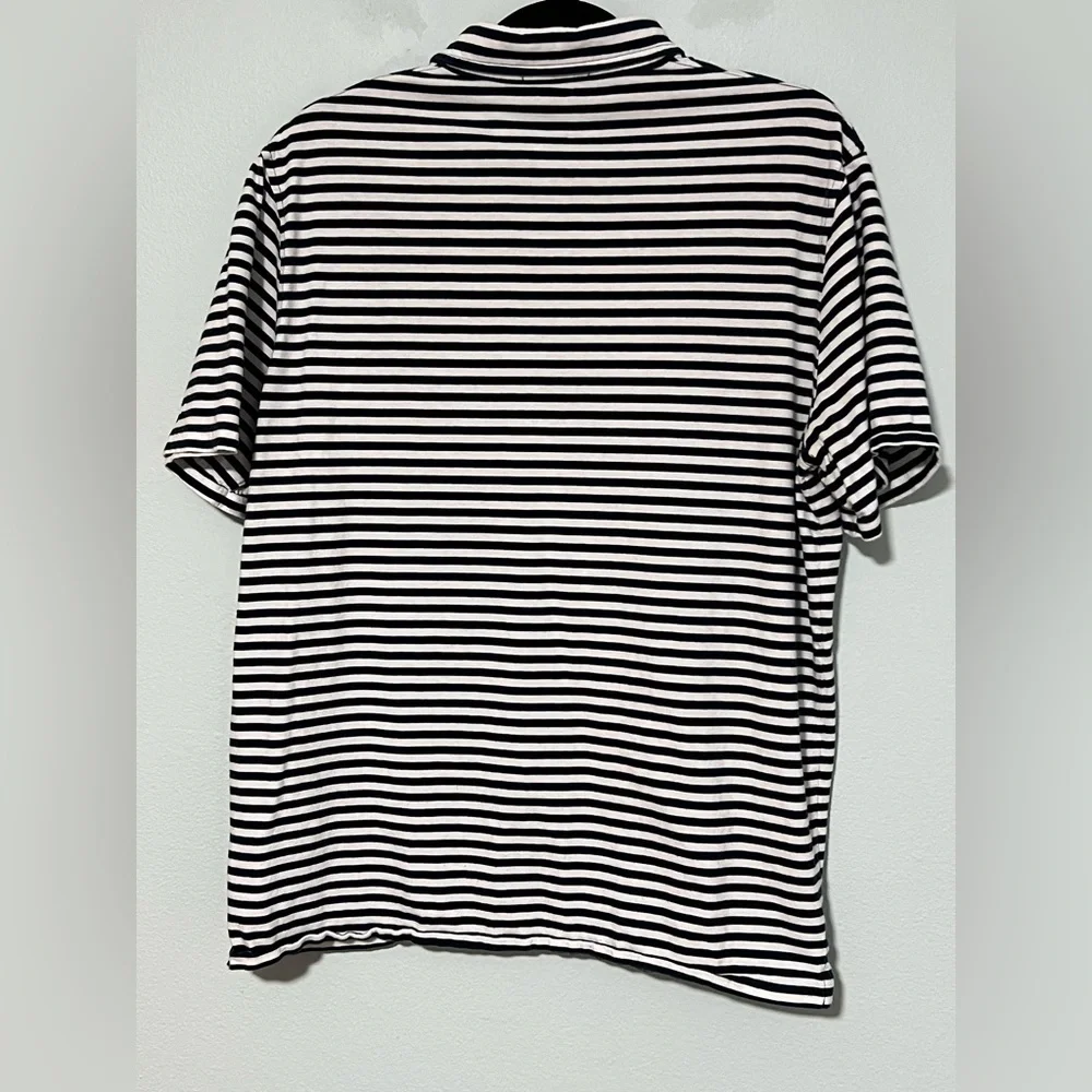 POLO Ralph Lauren Striped Cotton Polo - L